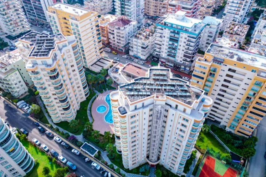 Квартира 2+1 меблированная с видом на горы и частично на море, район Махмутлар – Алания 3 