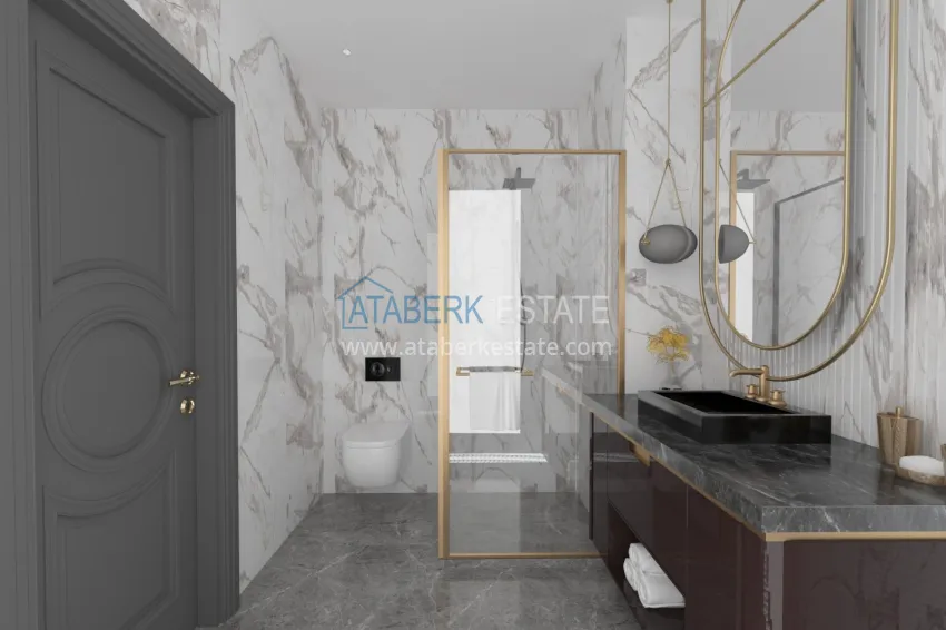 Приобрести Инвестиционно-выгодный проект на этапе котлована в самом сердце Алании - район пляжа Клеопатра 3 