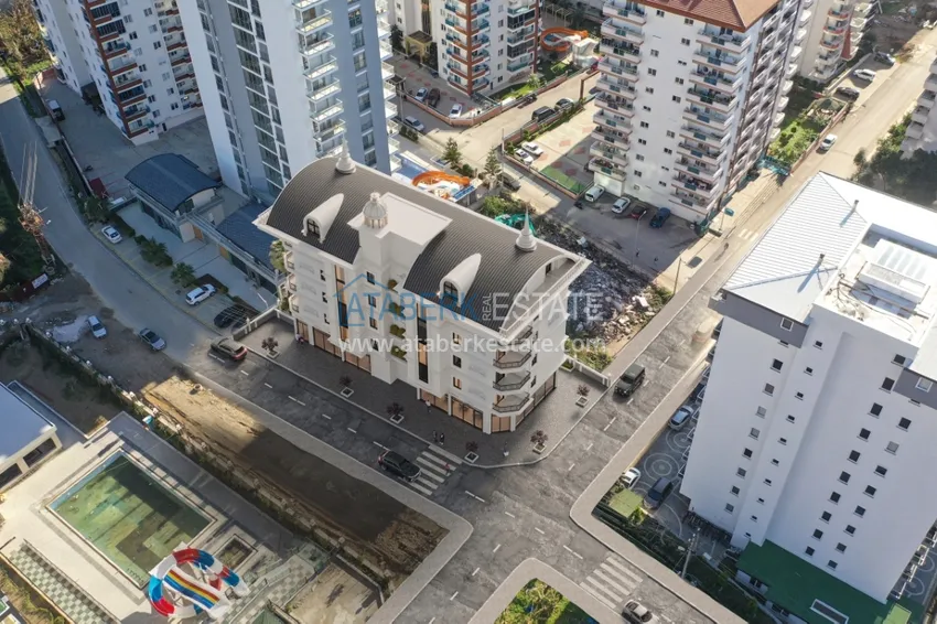 Квартира 1+1 от инвестора в комплексе на этапе строительства, Махмутлар – Алания 3 