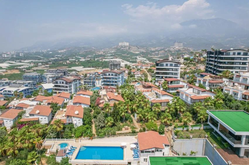 Вилла 3+1 после ремонта с видом на море и крепость, район Каргыджак – Алания  3 