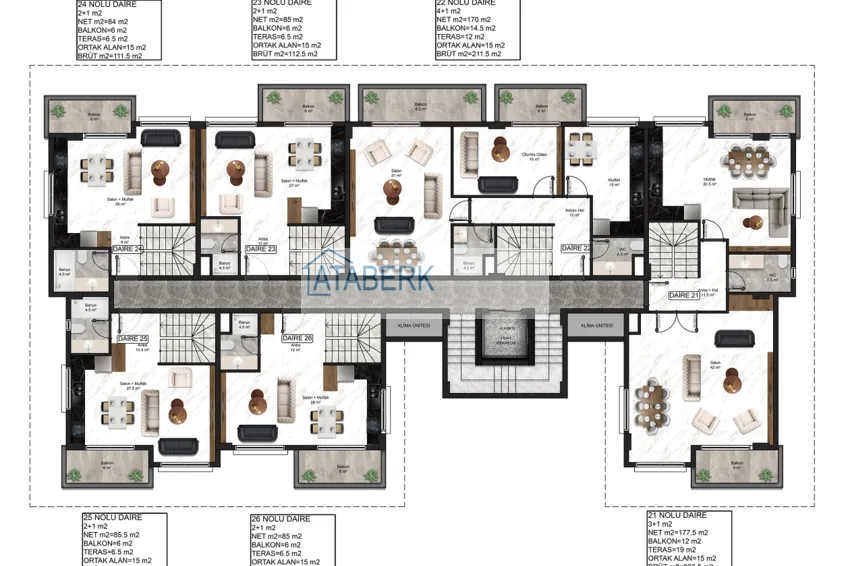 Купить дешево Уютный бутик-комплекс в районе Оба – комфортабельное жилье в Алании ждет вас! 3 