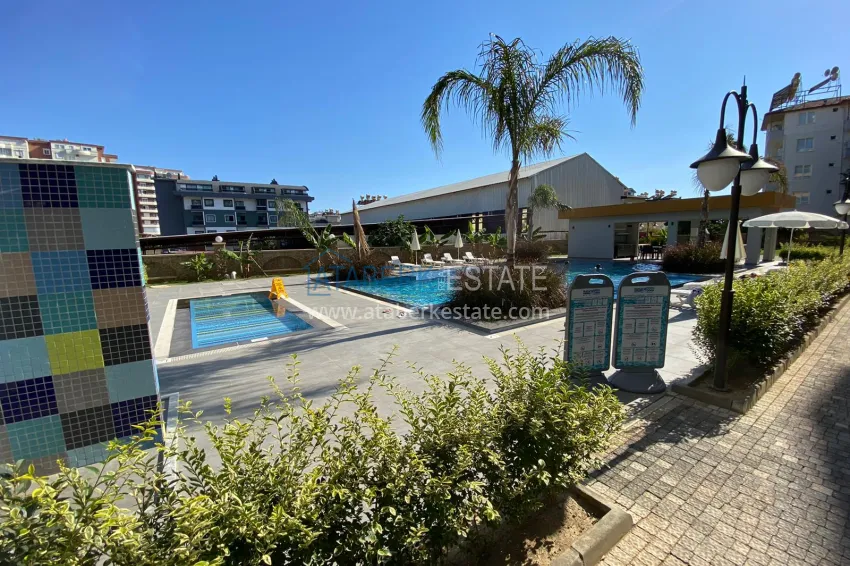 Линейная квартира 3+1 с отдельной кухней в комплексе сегмента комфорт – Алания, район Оба 4 