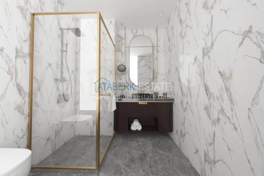 Приобрести Инвестиционно-выгодный проект на этапе котлована в самом сердце Алании - район пляжа Клеопатра 4 