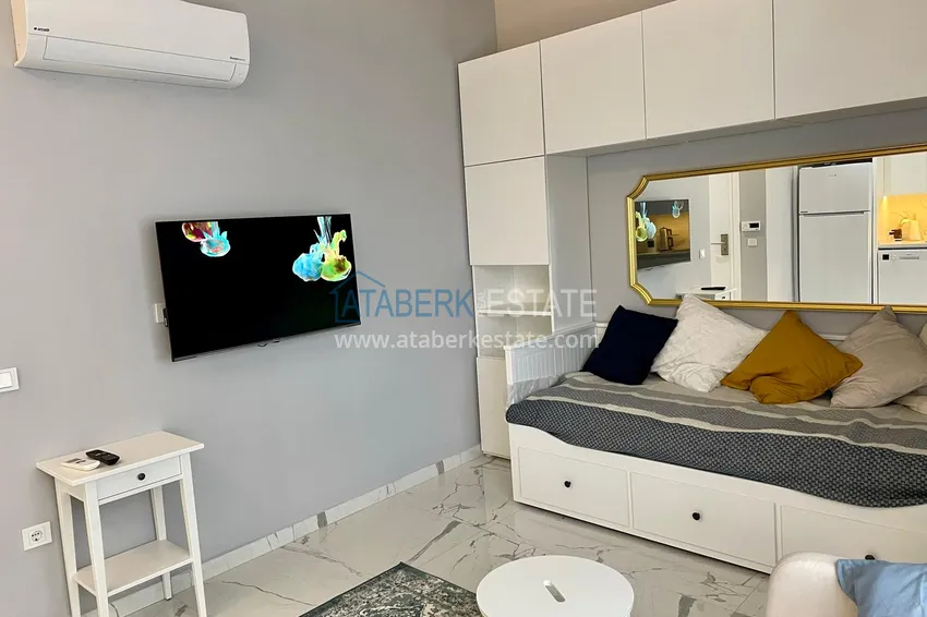 Приобрести Квартира-студия с мебелью в центре Алании - в 3 минутах ходьбы от моря 4 