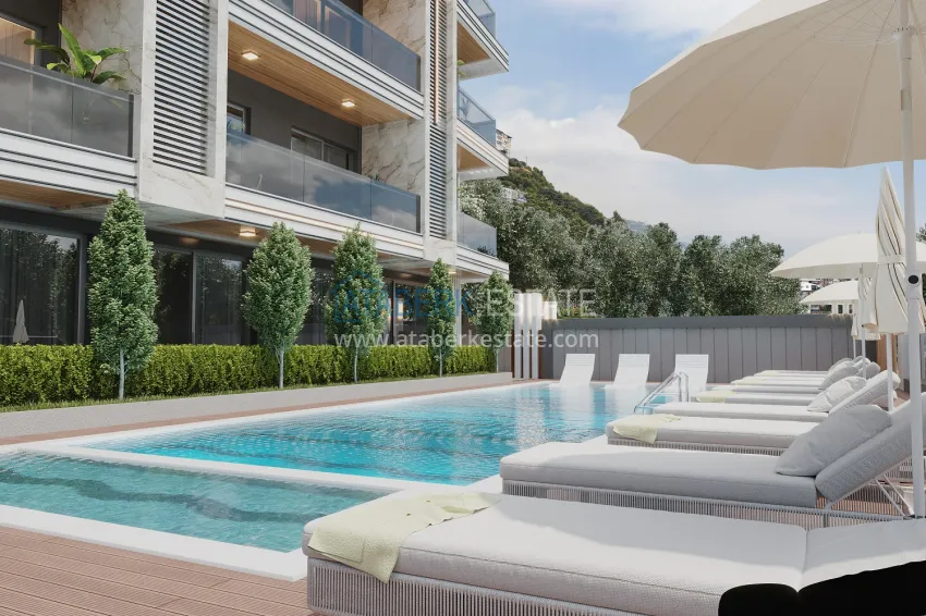 Инвестиционно-выгодный проект на этапе котлована в самом сердце Алании - район пляжа Клеопатра 4 