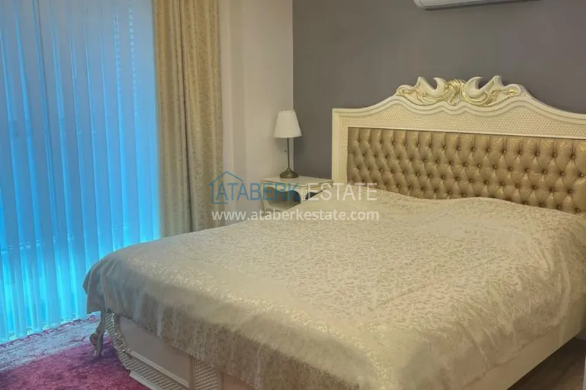 Приобрести Дуплекс 3+1 меблированный с видом на море и горы в новом комплексе, район Махмутлар – Алания 4 