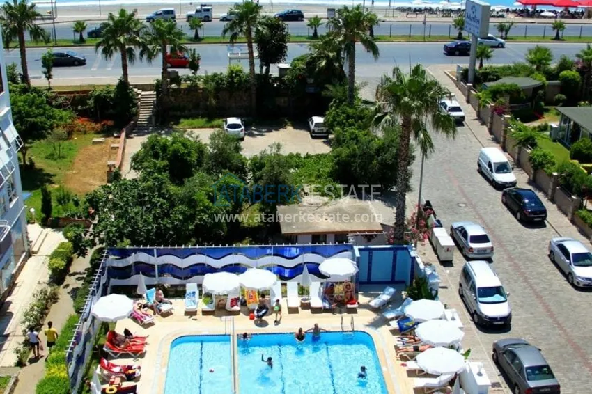 Роскошная линейная квартира «под ключ» на первой береговой линии в курортном районе Тосмур, Алания 7