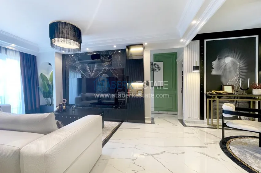 Приобрести Квартира 3+1 с мебелью в апарт-вилле – центр Алании, район Бекташ 5