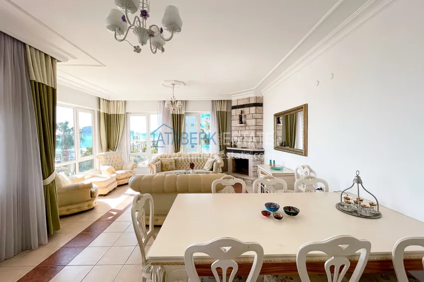 Приобрести Роскошная линейная квартира «под ключ» на первой береговой линии в курортном районе Тосмур, Алания 5