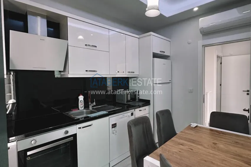 Приобрести Меблированная квартира в центре Алании, трехкомнатная с застекленным балконом 5