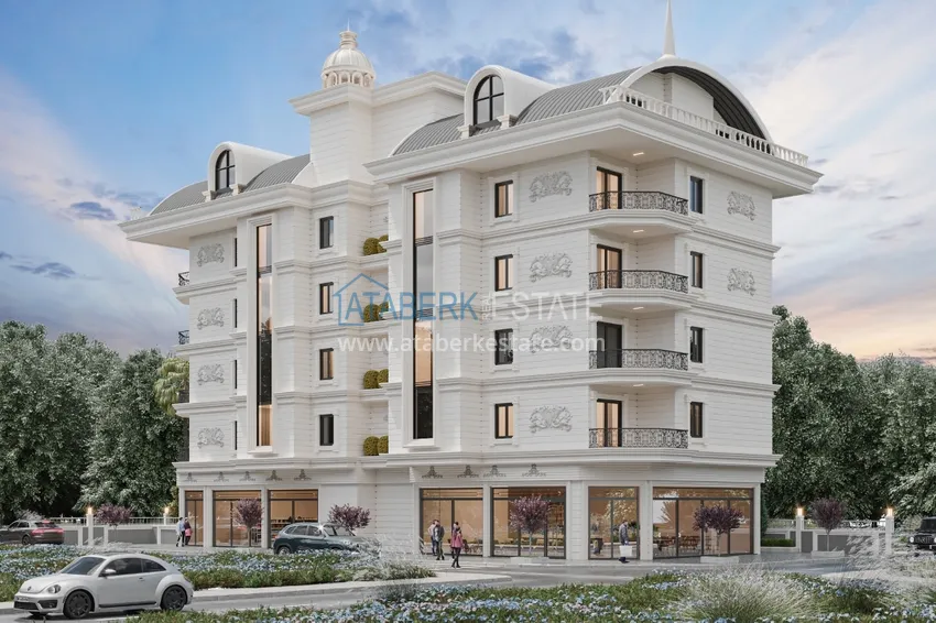 Квартира 1+1 от инвестора в комплексе на этапе строительства, Махмутлар – Алания 5 