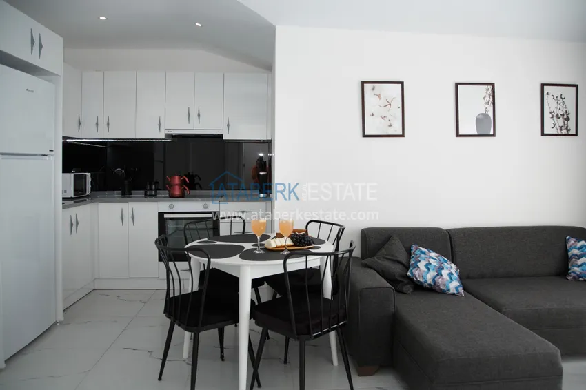 Приобрести Двухкомнатная квартира для аренды в комфортабельной резиденции в Авсалларе №8 5 