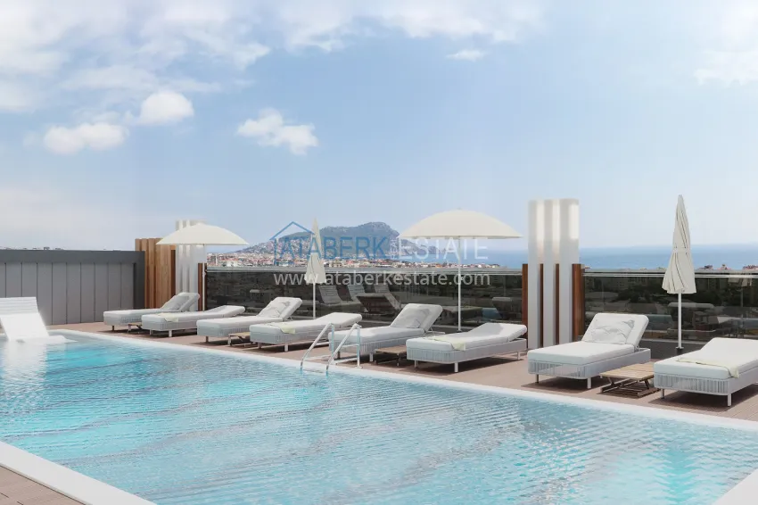 Инвестиционно-выгодный проект на этапе котлована в самом сердце Алании - район пляжа Клеопатра 5 