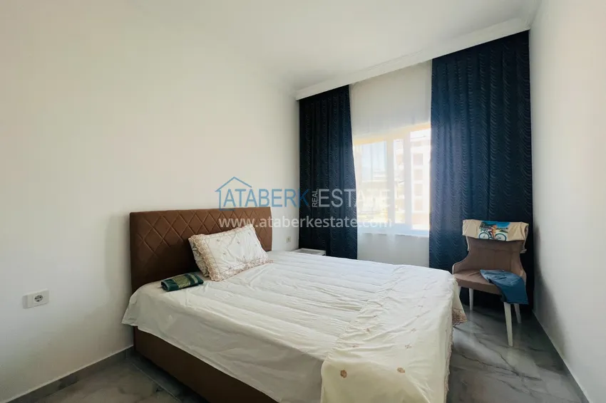 Приобрести Квартира 1+1 меблированная с видом на горы в резиденции комфорт-класса, район Оба – Алания 5 