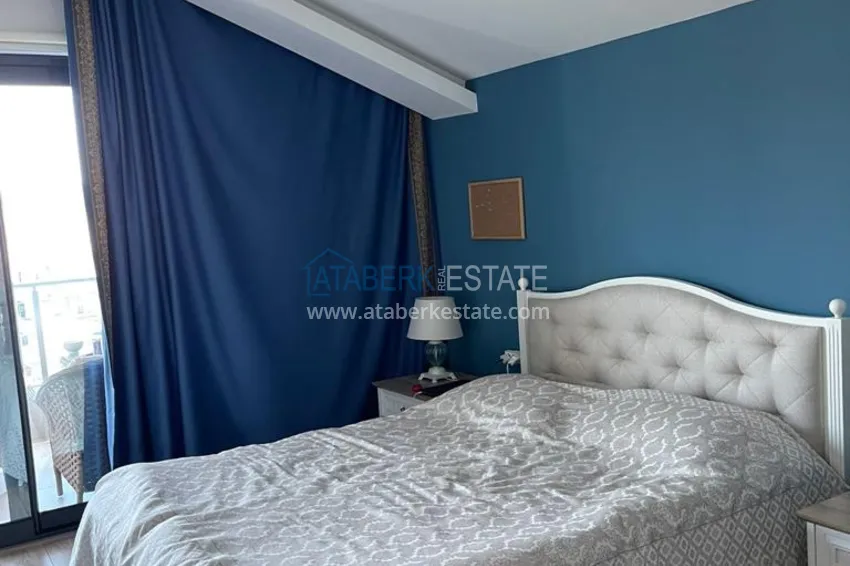 Приобрести Дуплекс 3+1 меблированный с видом на море и горы в новом комплексе, район Махмутлар – Алания 7 