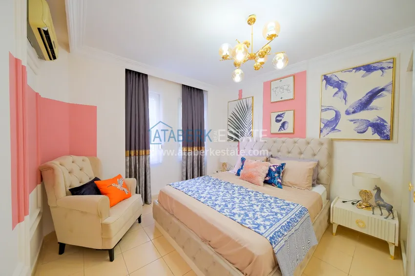 Приобрести Квартира 1+1 меблированная всего в 300 метрах от Средиземного моря, центр Аланьи   6 