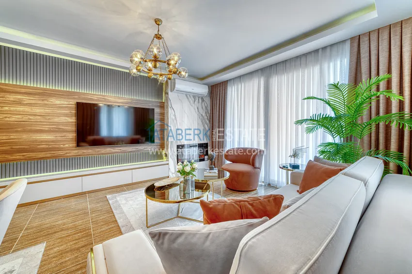 Приобрести Недвижимость под ВНЖ. Квартира 2+1 меблированная в резиденции премиум-класса, район Оба – Алания 7