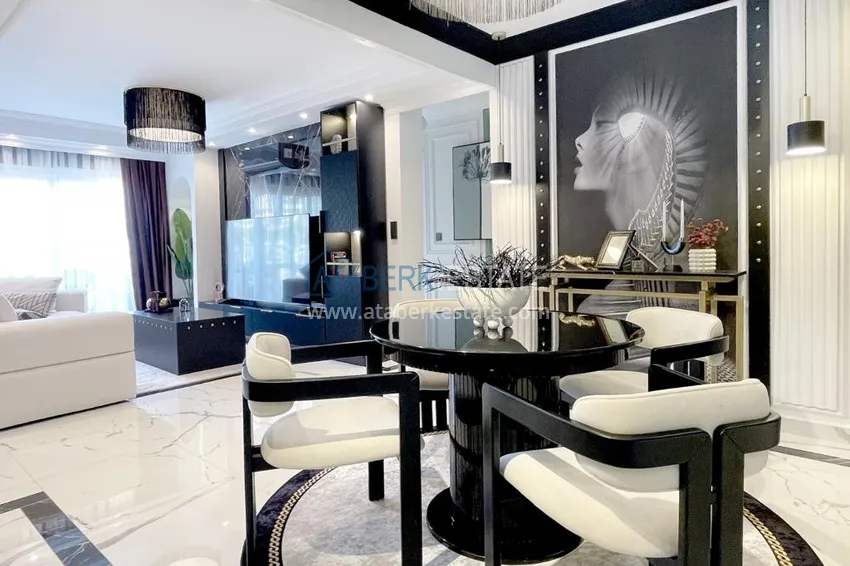 Приобрести Квартира 3+1 с мебелью в апарт-вилле – центр Алании, район Бекташ 7