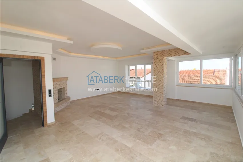 Приобрести Вилла 3+1 после ремонта с видом на море и крепость, район Каргыджак – Алания  7 