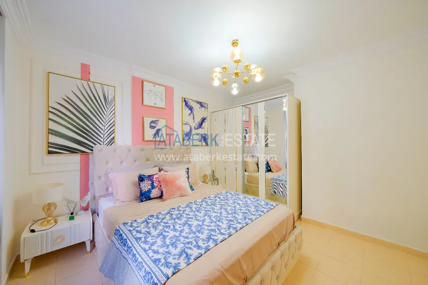 Приобрести Квартира 1+1 меблированная всего в 300 метрах от Средиземного моря, центр Аланьи   7 