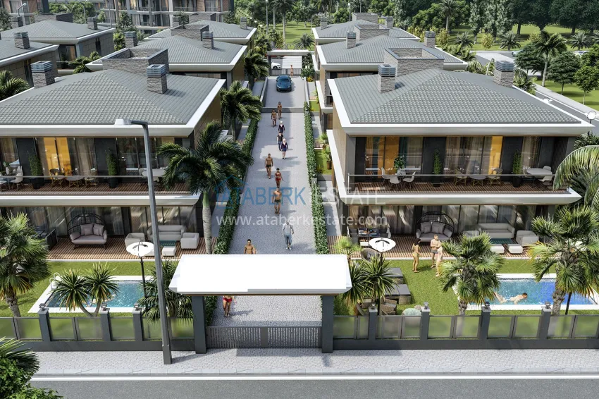 Эксклюзивный Проект Вашей Мечты – элитный коттеджный комплекс в Анталии, район Лара – Эрменек 7 