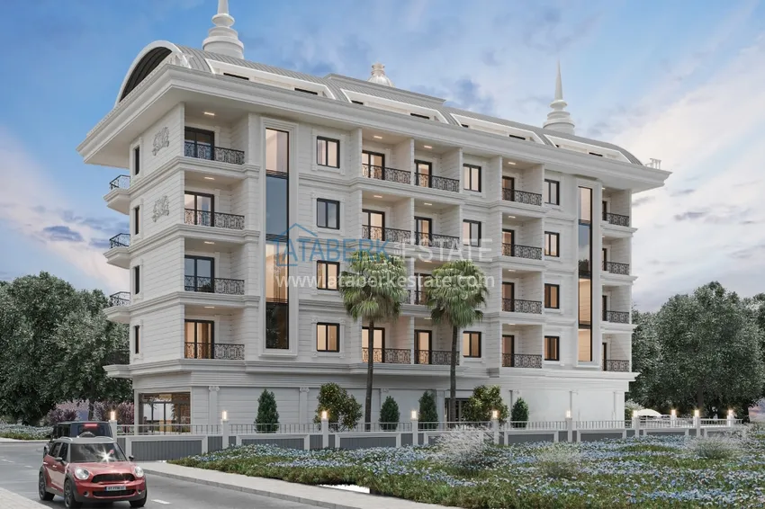 Квартира 1+1 от инвестора в комплексе на этапе строительства, Махмутлар – Алания 7 