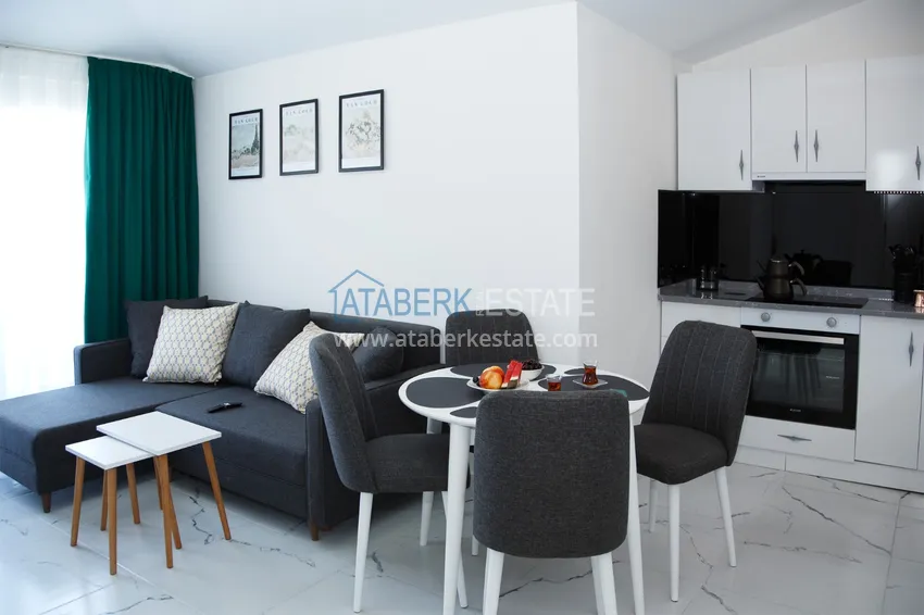 Приобрести Аренда квартиры 1+1 в комфортабельном комплексе - Алания, район Авсаллар №4 7