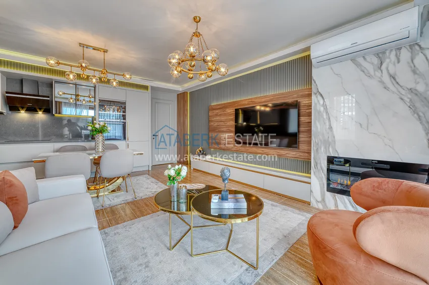 Приобрести Недвижимость под ВНЖ. Квартира 2+1 меблированная в резиденции премиум-класса, район Оба – Алания 8