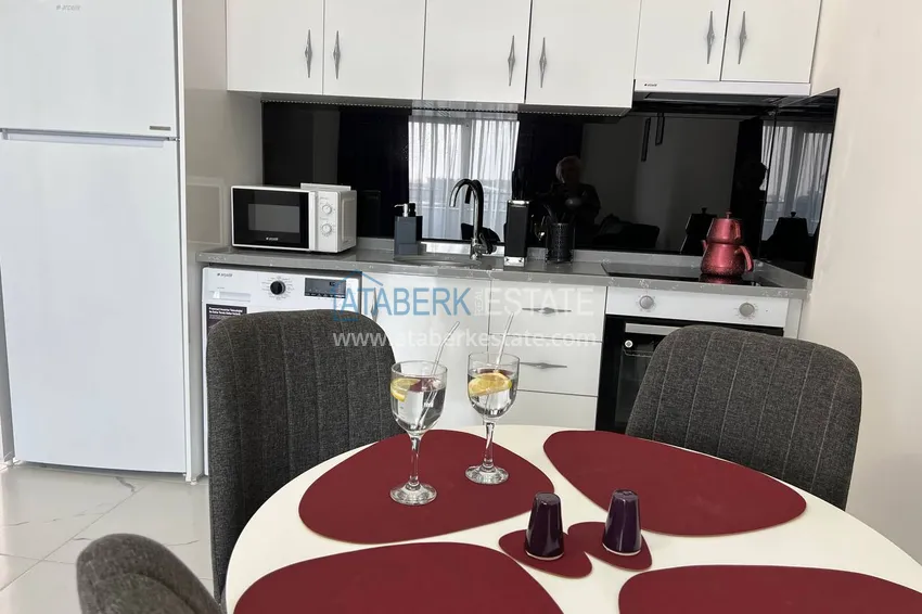 Приобрести Аренда квартиры 1+1 в районе Авсаллар, Алания в резиденции комфорт-класс №6 7 