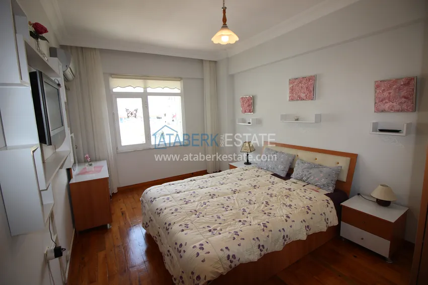 Приобрести Квартира 2+1 с мебелью и застеклённым балконом в 300 метрах от моря – Алания, район Оба 8 