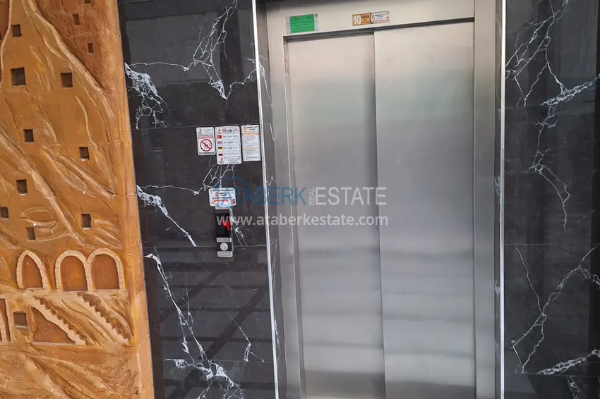 Квартира 1+1 с видом на море в молодом комплексе, район Махмутлар – Алания  8 