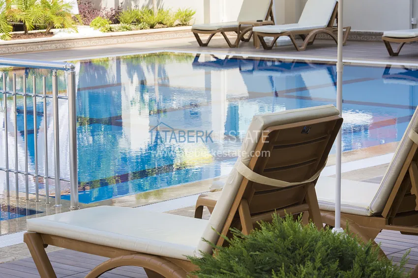 Квартира 1+1 от собственника с мебелью и видом на горы, район Махмутлар – Алания 7 