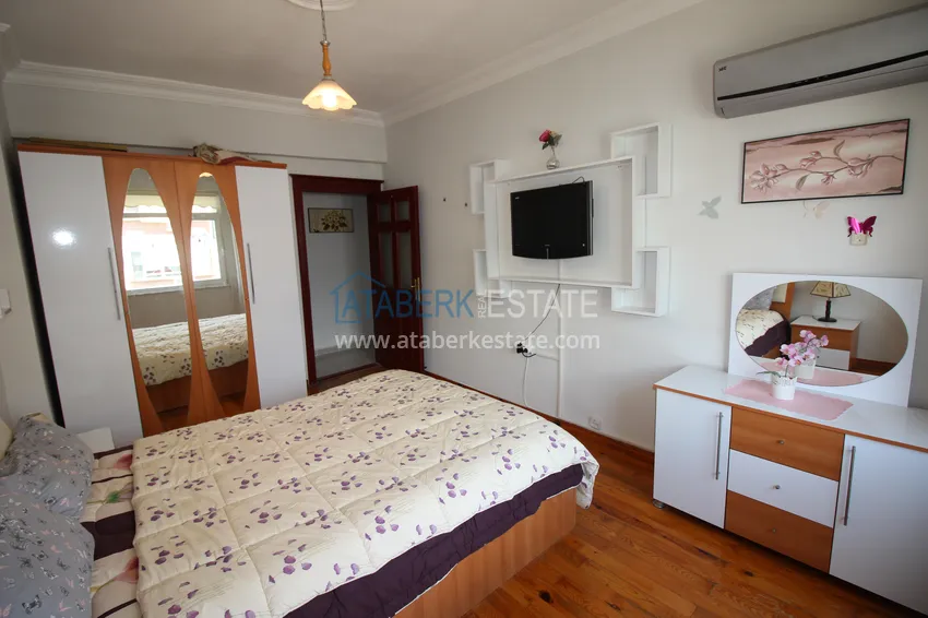 Приобрести Квартира 2+1 с мебелью и застеклённым балконом в 300 метрах от моря – Алания, район Оба 9 