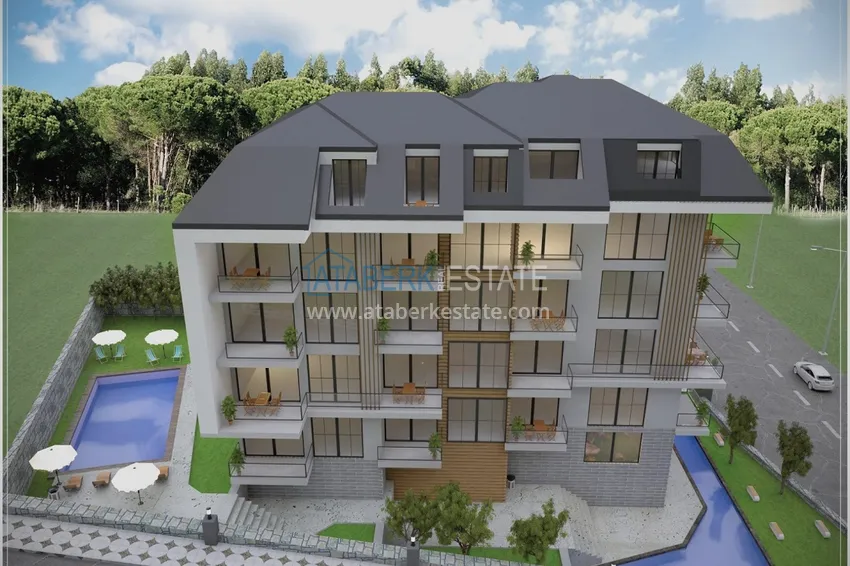 Инвестиционная недвижимость на этапе строительства в районе Демирташ, Алания 9 