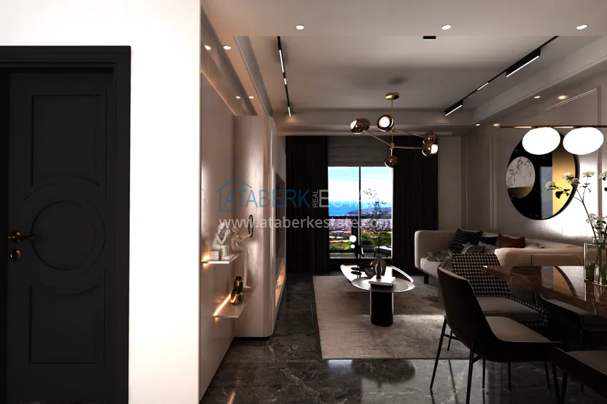 Приобрести Инвестиционно-выгодный проект на этапе котлована в самом сердце Алании - район пляжа Клеопатра 10 