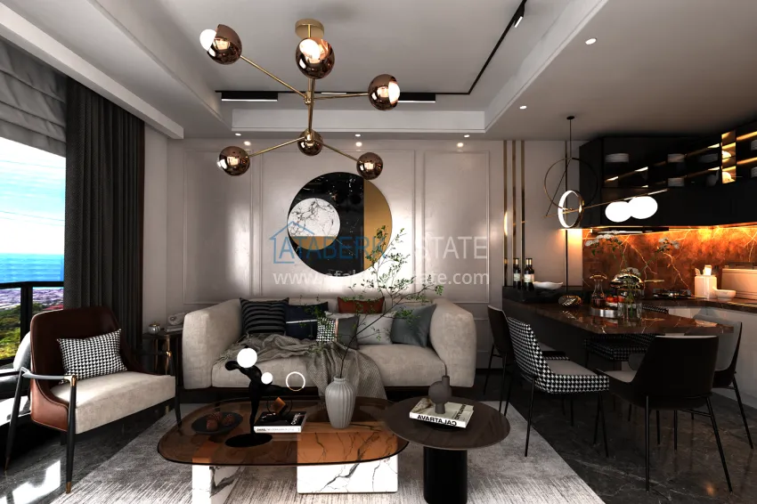 Приобрести Инвестиционно-выгодный проект на этапе котлована в самом сердце Алании - район пляжа Клеопатра 18 