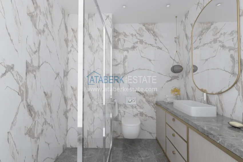 Приобрести Инвестиционно-выгодный проект на этапе котлована в самом сердце Алании - район пляжа Клеопатра 23 