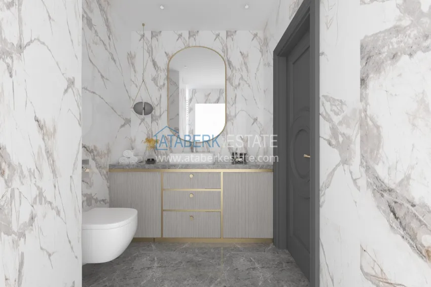 Приобрести Инвестиционно-выгодный проект на этапе котлована в самом сердце Алании - район пляжа Клеопатра 25 