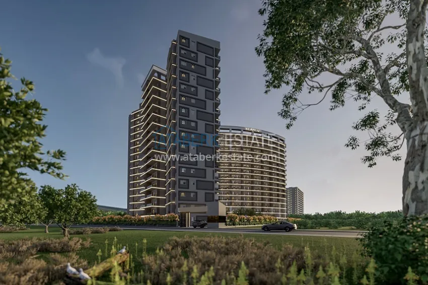 Инвестиционно-привлекательный проект комплекса на этапе котлована в районе Томюк – Мерсин 2 