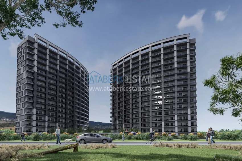 Инвестиционно-привлекательный проект комплекса на этапе котлована в районе Томюк – Мерсин 1 