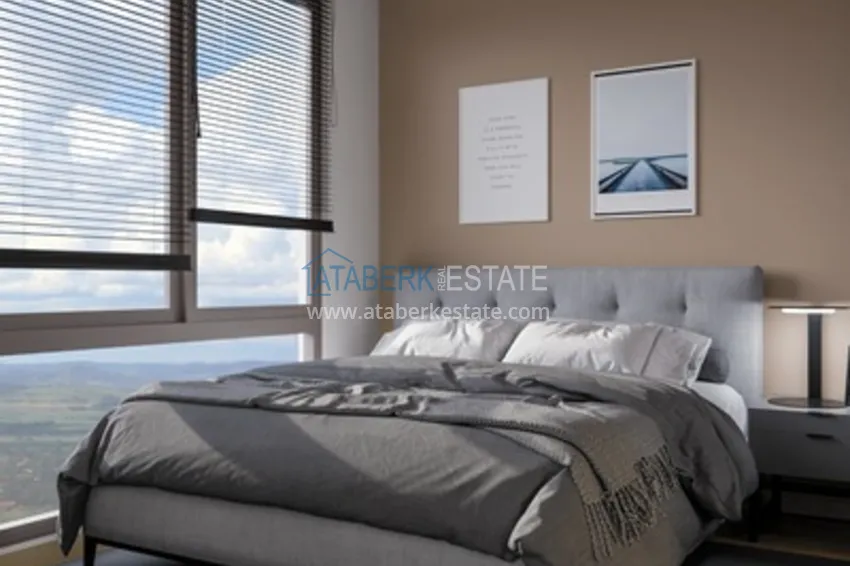 Приобрести Квартира 1+1 в новом жилом комплексе на стадии строительства район Тедже – Мерсин 4 