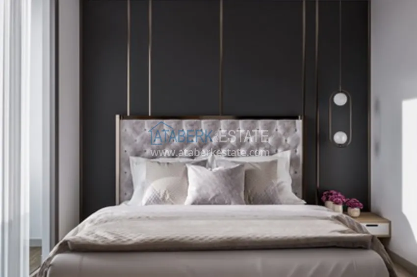 Приобрести Квартира 1+1 в новом жилом комплексе на стадии строительства район Тедже – Мерсин 5 