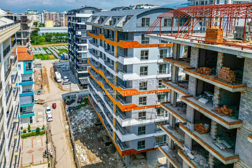 Квартира 1+1 от инвестора в комплексе на этапе строительства, район Махмутлар, Алания, 40 кв.м, 5 этаж 6 