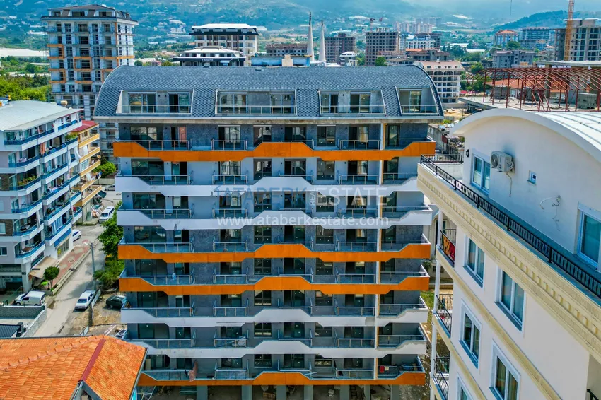 Квартира 1+1 от инвестора в комплексе на этапе строительства, район Махмутлар, Алания, 40 кв.м, 5 этаж 7 