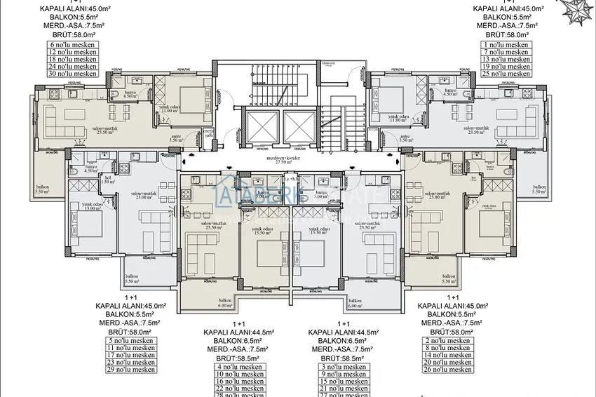 Купить дешево Инвестиционный проект в районе Демирташ – комфортабельные квартиры с панорамным видом на море 3 