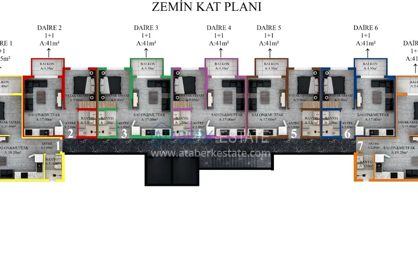 Купить дешево Квартиры от застройщика по минимальным стартовым ценам – Газипаша, Пазарджи 12 