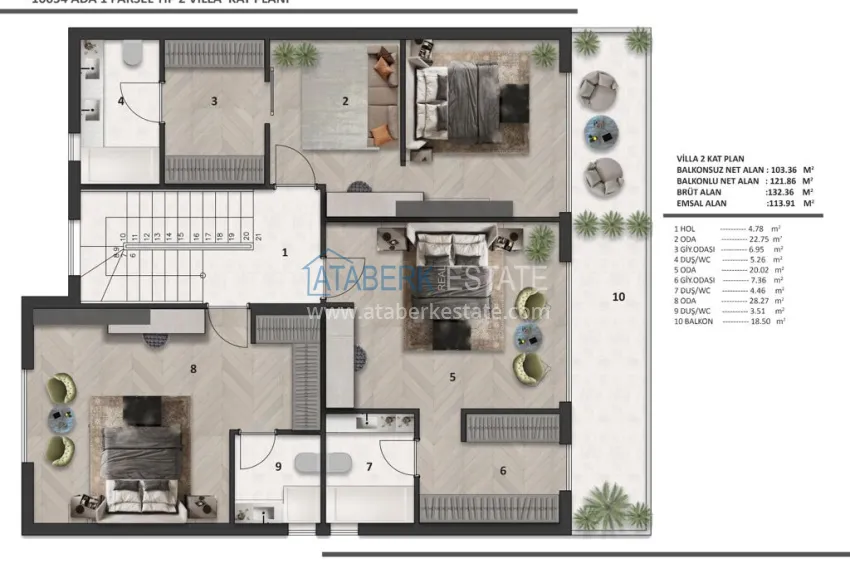Купить дешево Эксклюзивный Проект Вашей Мечты – элитный коттеджный комплекс в Анталии, район Лара – Эрменек 2 