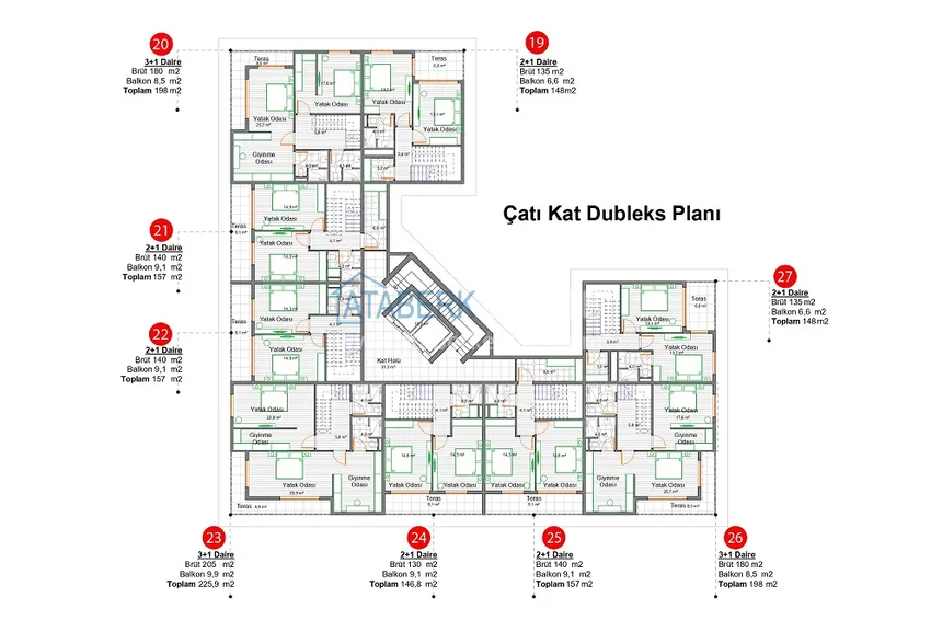 Купить дешево Старт продаж! Новый инвестиционно-привлекательный проект в районе Паяллар, Алания 3 
