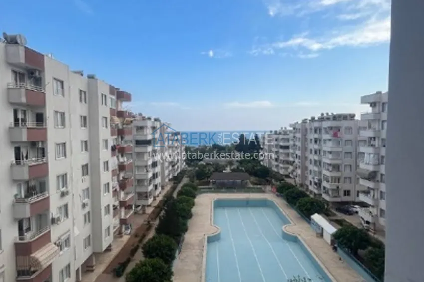 Квартира 3+1 меблированная с видом на море в районе Акдениз 3 