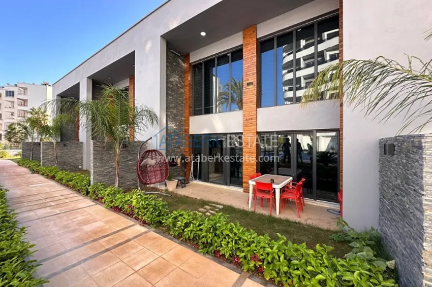 Вилла 2+1 меблированная в новом жилом комплексе в районе Арпачбахишиш – Мерсин 2 